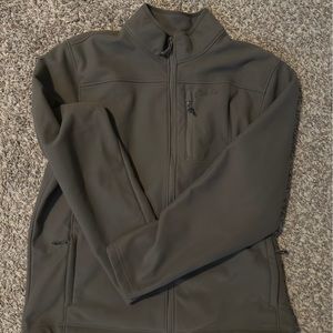 Cabelas Classic Fit Zip Down Soft Shell Jacket